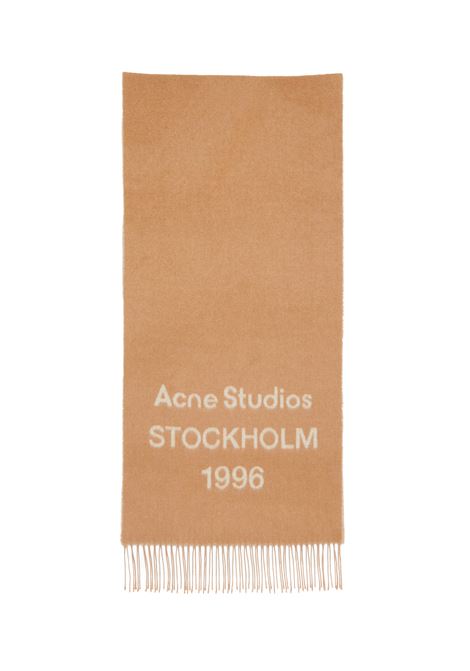 sciarpa logo unisex cammello ACNE STUDIOS | CA0367CPQ